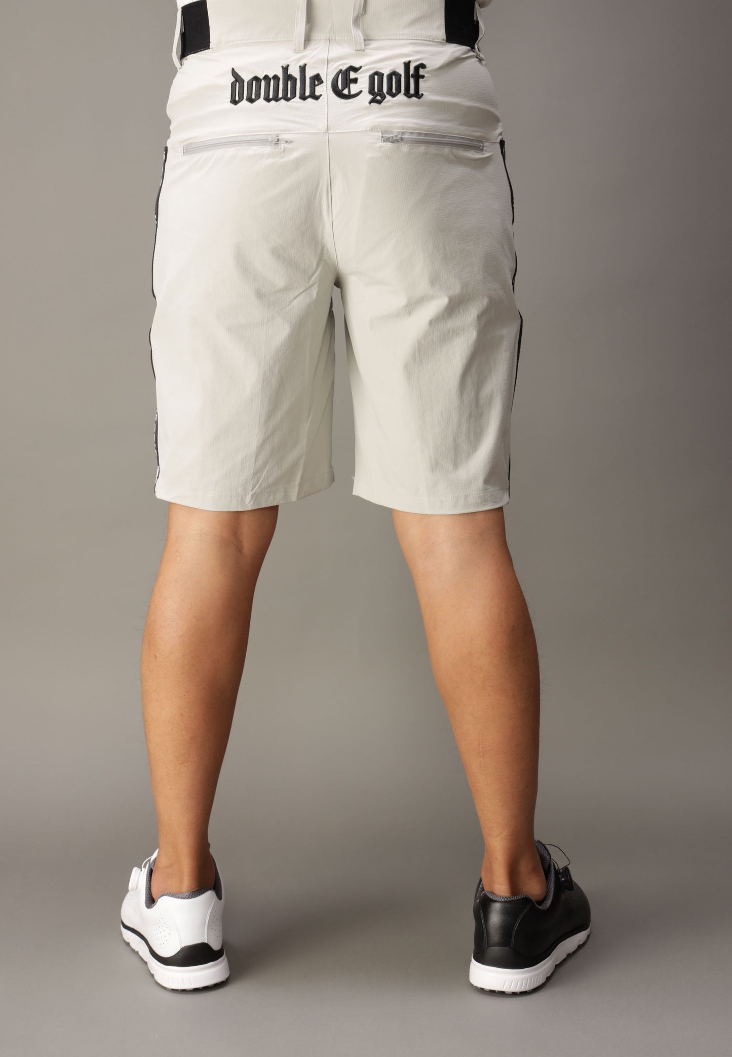 【double E golf】冷感ハーフパンツ 【サイドラインロゴ】