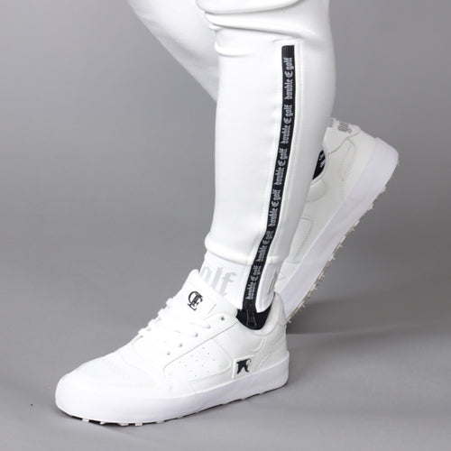 【double E golf】アンクルジップパンツ【足首ロゴ・ユニセックス】