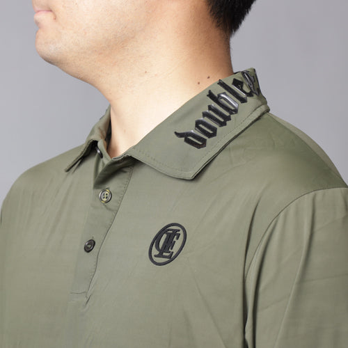 【double E golf】ポロシャツ【胸元ロゴ・ユニセックス】