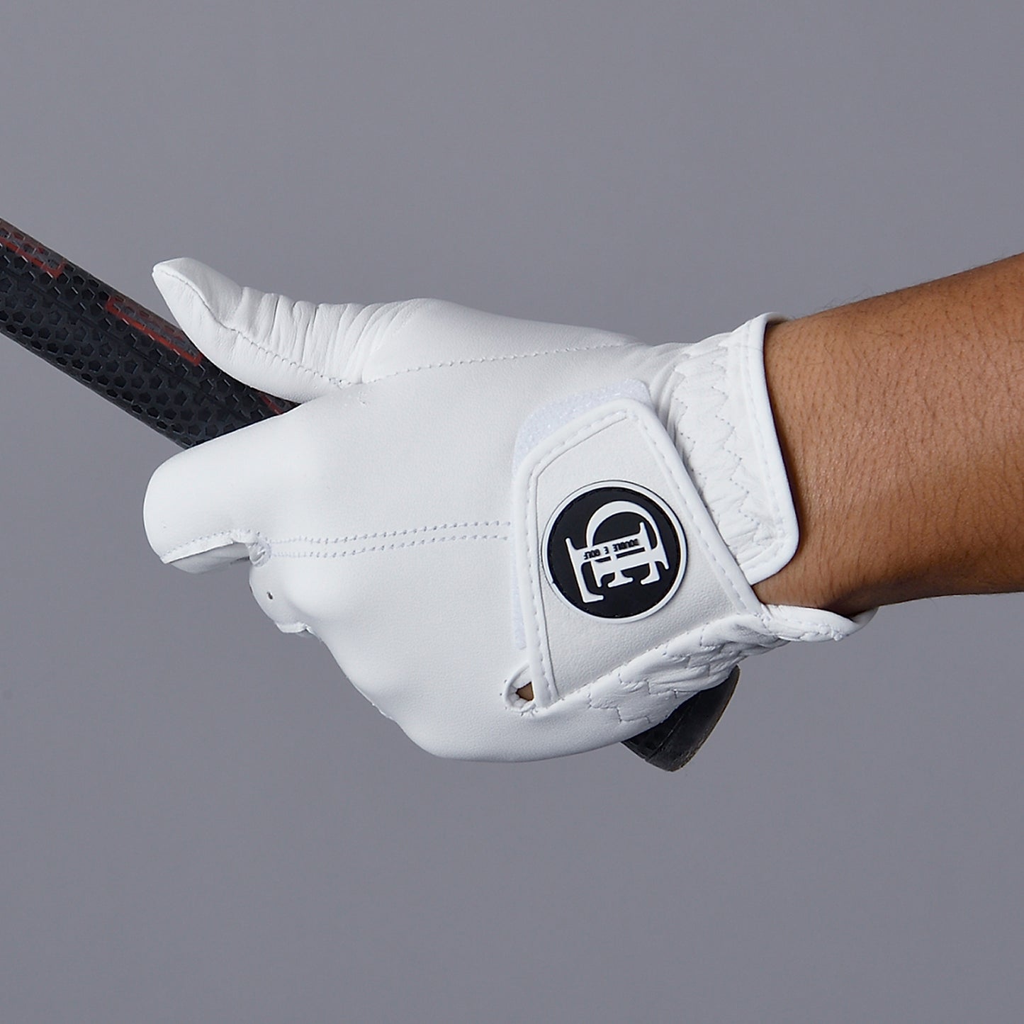 【double E golf】ゴルフグローブ【ブラックロゴ】