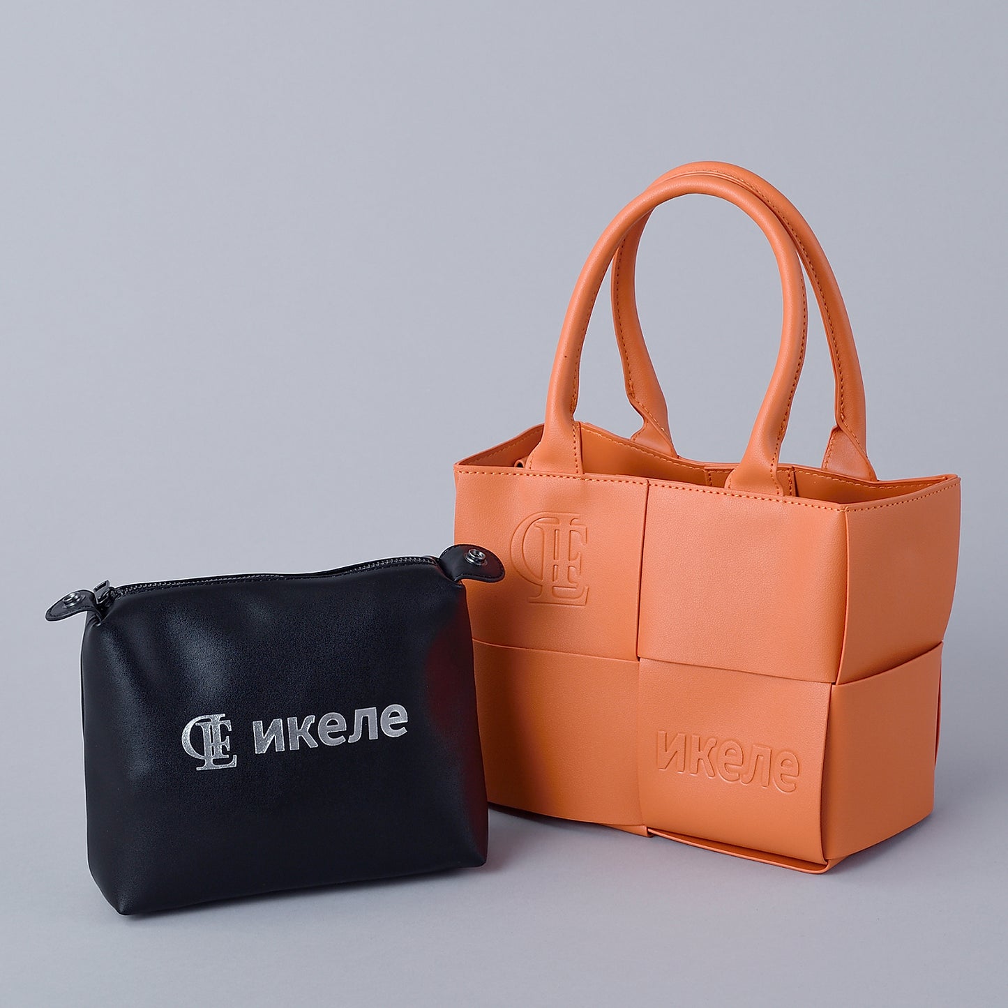 【double E golf】レザーコンパクトトートバック【3色・ユニセックス】