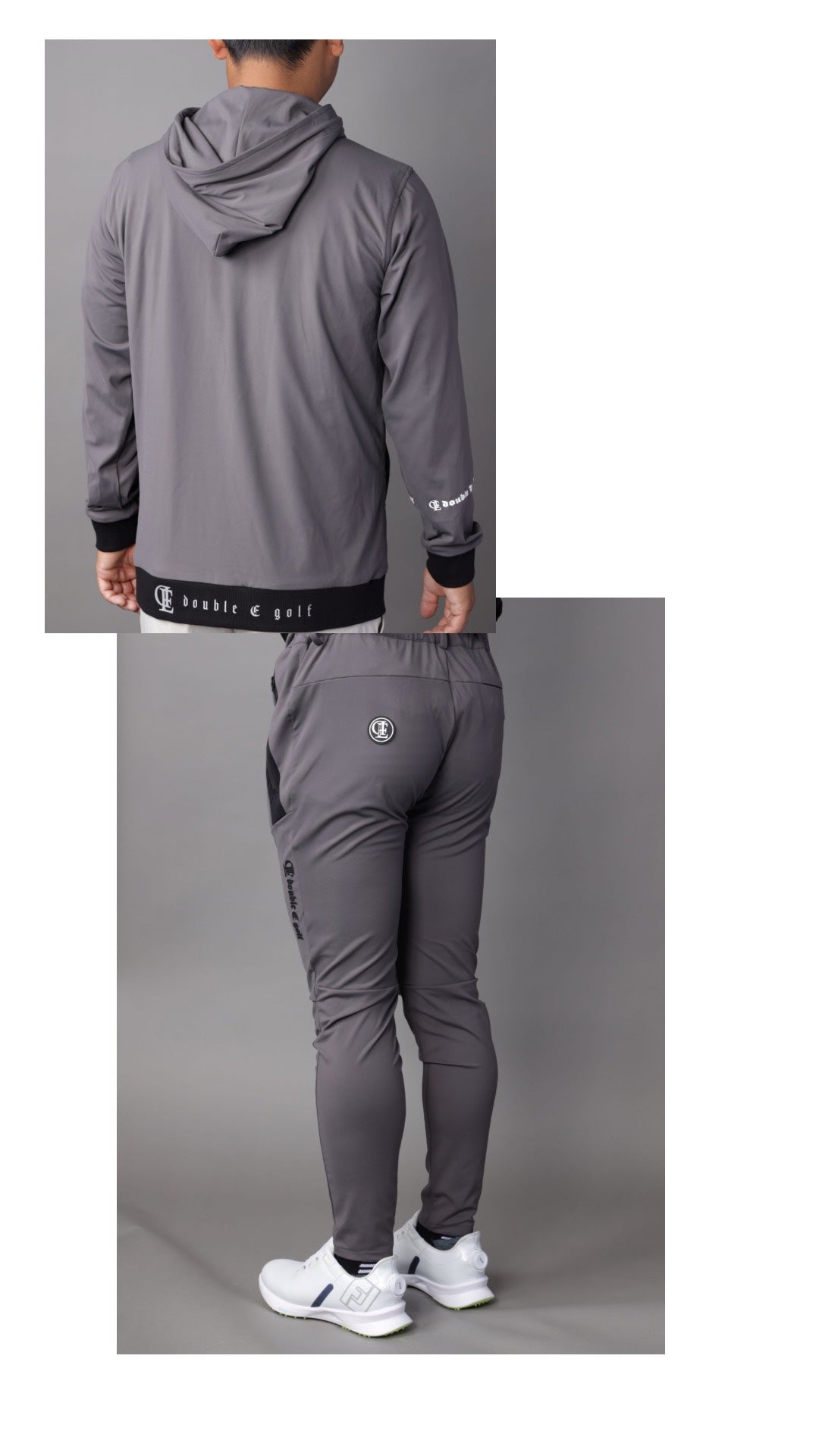 【doubel E golf】Streth ZIPHOODY&PANT 【上下セットアップ】