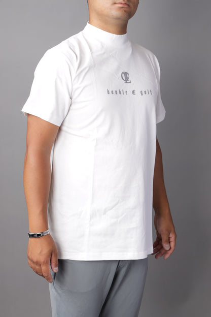 モックネックTシャツ