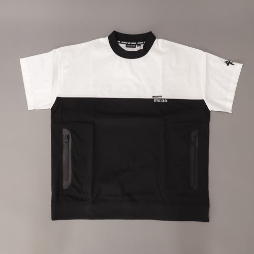 【double E golf】バッグロゴ 半袖Tシャツ【サイドポケット・ユニセックス】